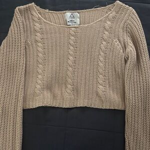 Urban Outfitters Beige Cable Knit Sweater